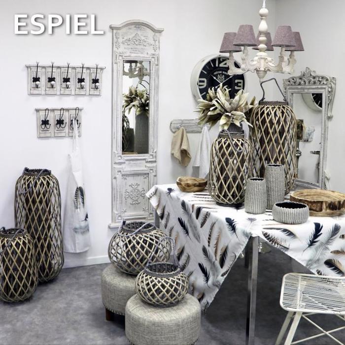 Τραπεζομάντηλο Λευκό 'Πούπουλα' 140Χ180ΕΚ HEM203 ESPIEL Trapezomantilo Lefko 'Poupoula' 140X180EK HEM203 ESPIEL