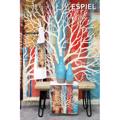 Trapezomantilo Kafe/Portokali 'Dentro' Polyester 120X120EK HEM220 ESPIEL