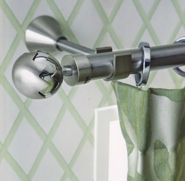 Κουρτινόξυλο OSCAR φ25 Inox by Aslanis