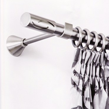 Κουρτινόξυλο Mango φ25 Inox by Aslanis