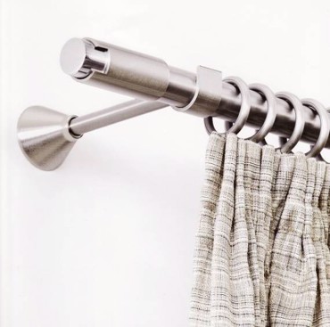 Κουρτινόξυλο Moca φ25 inox by Aslanis