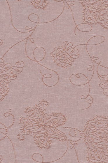 Ρόλερ 5066 'Jacquard' Μπεζ/Κανελί Ανάγλυφο Λουλούδι