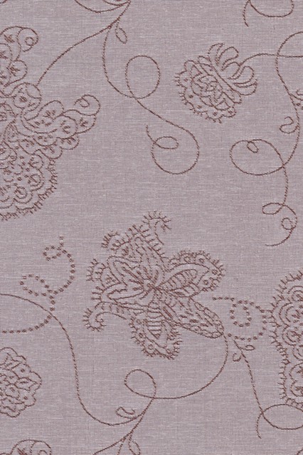 Ρόλερ 5067 'Jacquard' Μπεζ/Καφέ Ανάγλυφο Λουλούδι