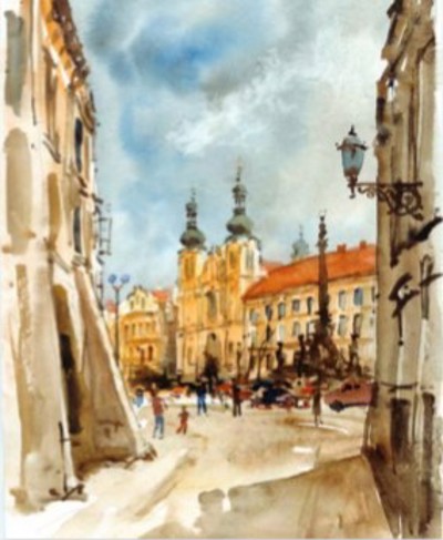ΡΟΛΕΡ ΜΕ ΨΗΦΙΑΚΗ ΕΚΤΥΠΩΣΗ 'OLD TOWN SQUARE' E279