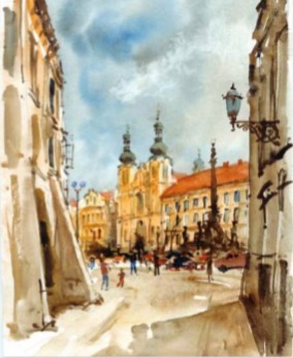 ΡΟΛΕΡ ΜΕ ΨΗΦΙΑΚΗ ΕΚΤΥΠΩΣΗ 'OLD TOWN SQUARE' E279