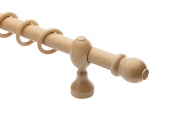 Φυσικό ξύλινο Κλασσικό Φ35 κουρτινόξυλο