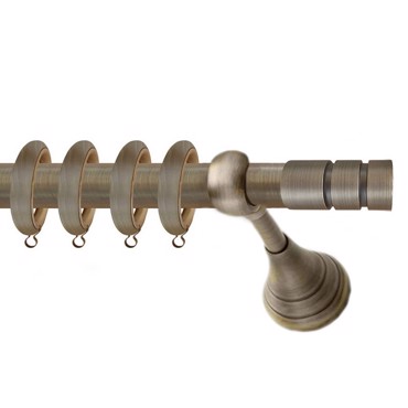 Κουρτινόξυλο Φ25 1.4m Rio Bronze