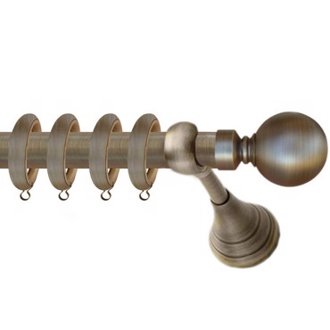 Κουρτινόξυλο Φ25 1.4m ag.mpala bronze