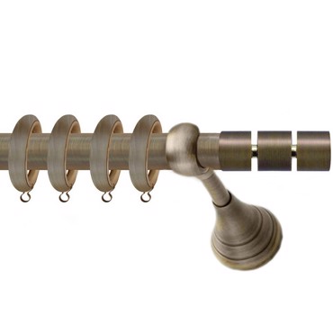 Κουρτινόξυλο Φ25 1.4m b.021 bronze