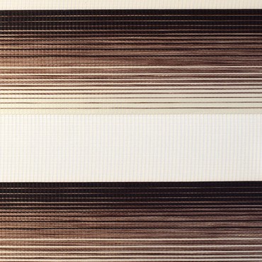 ΖΟ75 Καφέ ρίγα σκούρο δίχρωμο double ρόλερ