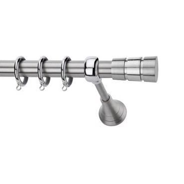 Κουρτινόξυλο φ25 inox Πάρος