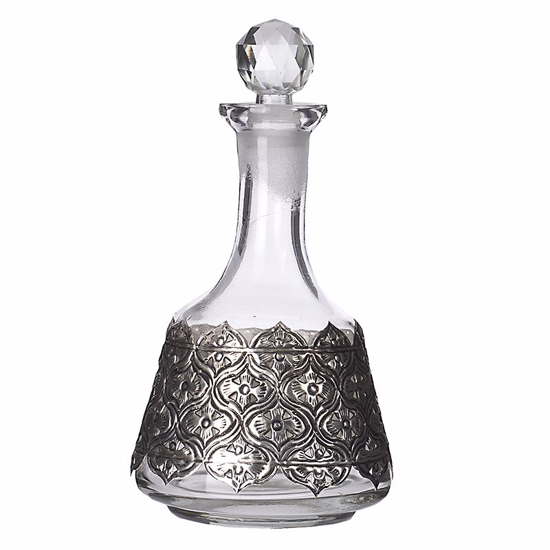 KARAFA GALINI ME ASIMI METALLIKO SXEDIO 13X13X24 3-70-085-0091 InArt