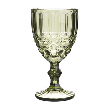 INART ΣΕΤ 6 ΤΕΜΑΧΙΑ ΠΟΤΗΡΙ ΓΥΑΛΙΝΟ ΝΕΡΟΥ ΠΡΑΣΙΝΟ 8Χ8Χ17 3-60-896-0003