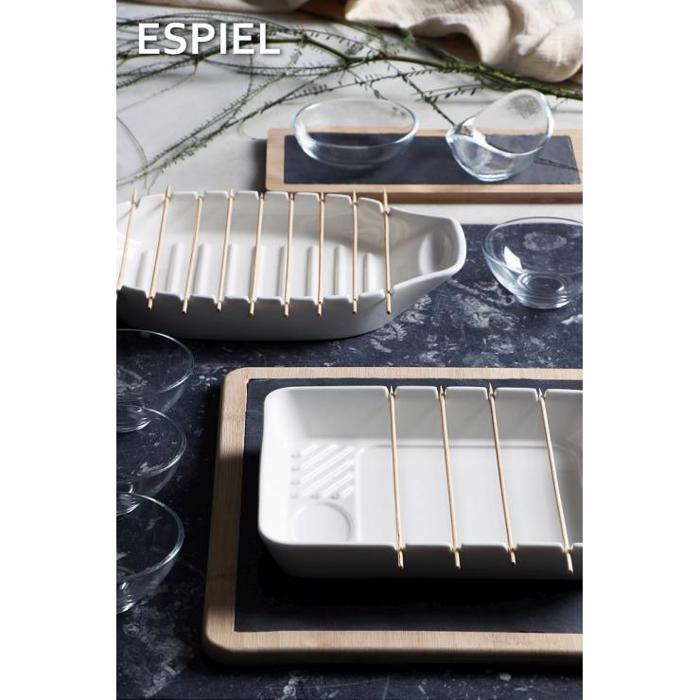 Πλατό Πέτρα & Μπαμπού 28Χ21Χ1 LAP102 Espiel Plato Petra & Bampou 28X21X1 LAP102 Espiel