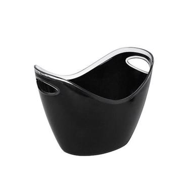 Σαμπανιέρα Οβάλ Μαύρη Μικρή 26.5Χ20Χ19.5εκ MPA103K10 Espiel