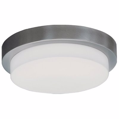 ARlight Πλαφονιέρα Οροφής Γυαλί/Μέταλλο Ccc 1401-1 Νίκελ/Λευκό Ε27 23Χ7 0063071