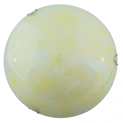 ARlight 2Φωτη Πλαφονιέρα Οροφής Γυαλί Ccc 9303/30 Κίτρινο Ε27 Φ30 0064160