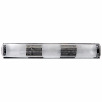 ARlight 3Φωτη Απλίκα Τοίχου Γυαλί Πυρέξ  Wlc 183/3 Λευκό/Νίκελ E14 8Χ44Χ8 0304113
