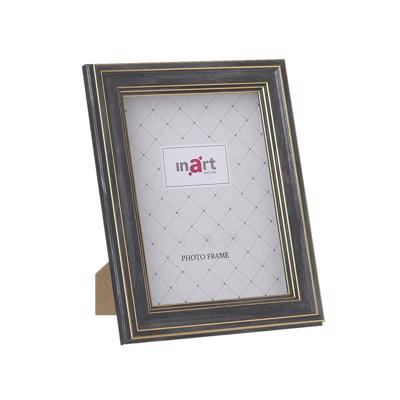 Inart Κορνίζα PL Γκρι/Χρυσή 15Χ20 3-30-524-0033