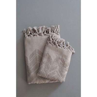 Palamaiki Πετσετα Προσωπου 100% Cotton 50X90 NARIA SILVER