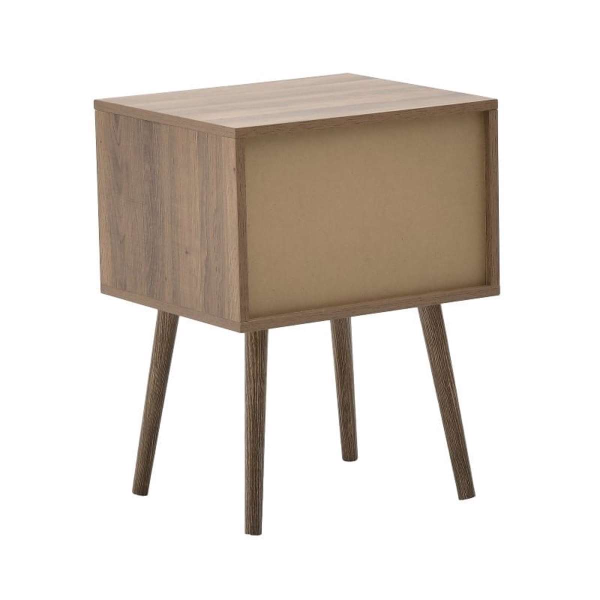 Inart Komodino Melamini Natural/Ggri 45X39X59 6-50-308-0014
