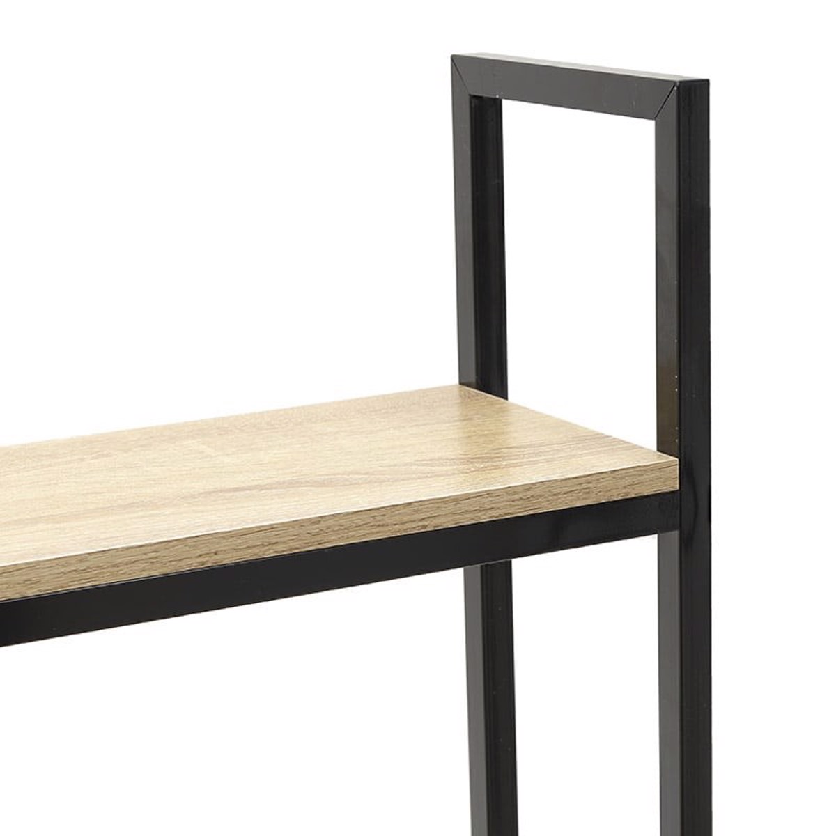 Inart Gafeio Rafiera Metalliko Xulino Mavro Natural 120X60X138 6-50-470-0007