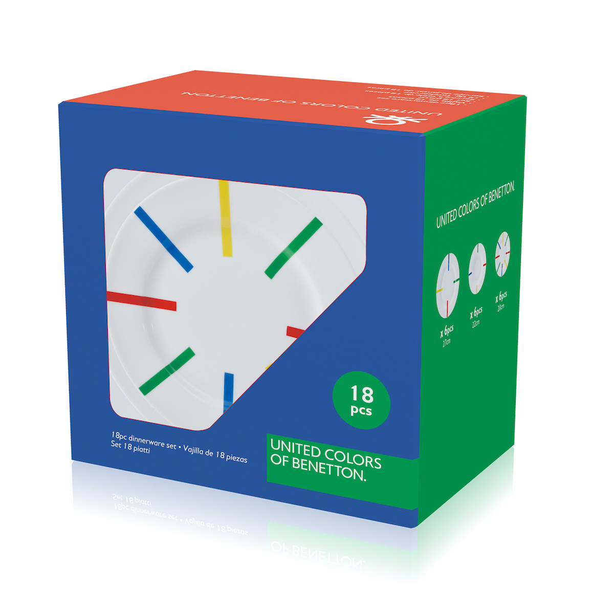 BENETTON Serbitsio Fagtou Porselanis 18 Temaxion Poluxromo BE-0245 BGBE000245