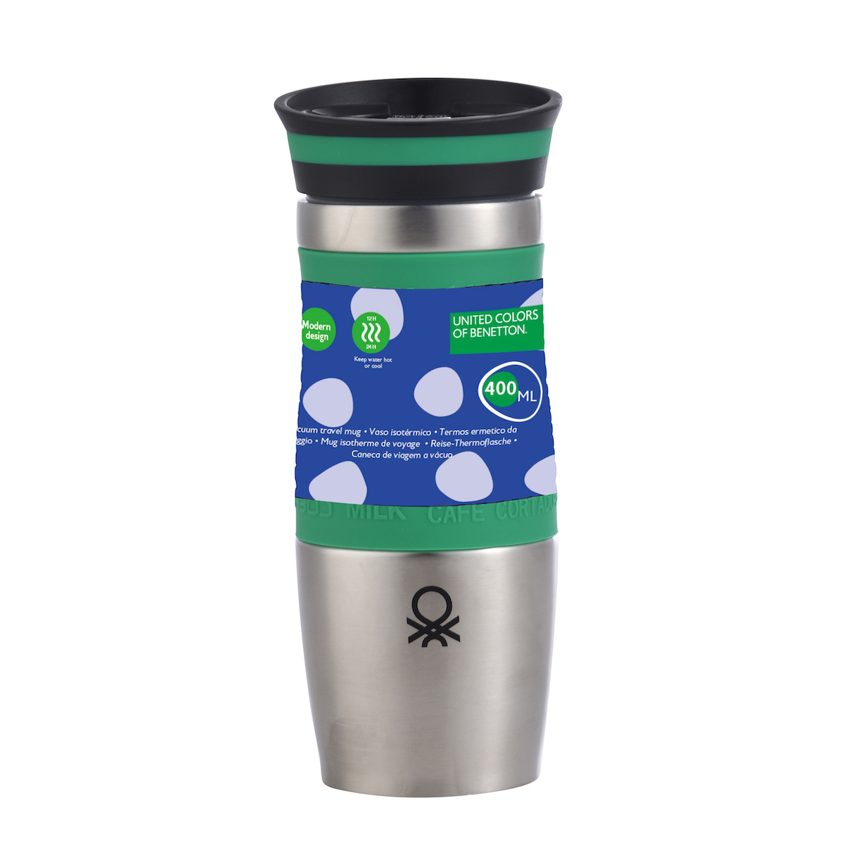 BENETTON Thermos Anoxeidoto 400ml RAINBOW BE-0299 GREEN BGBE000299