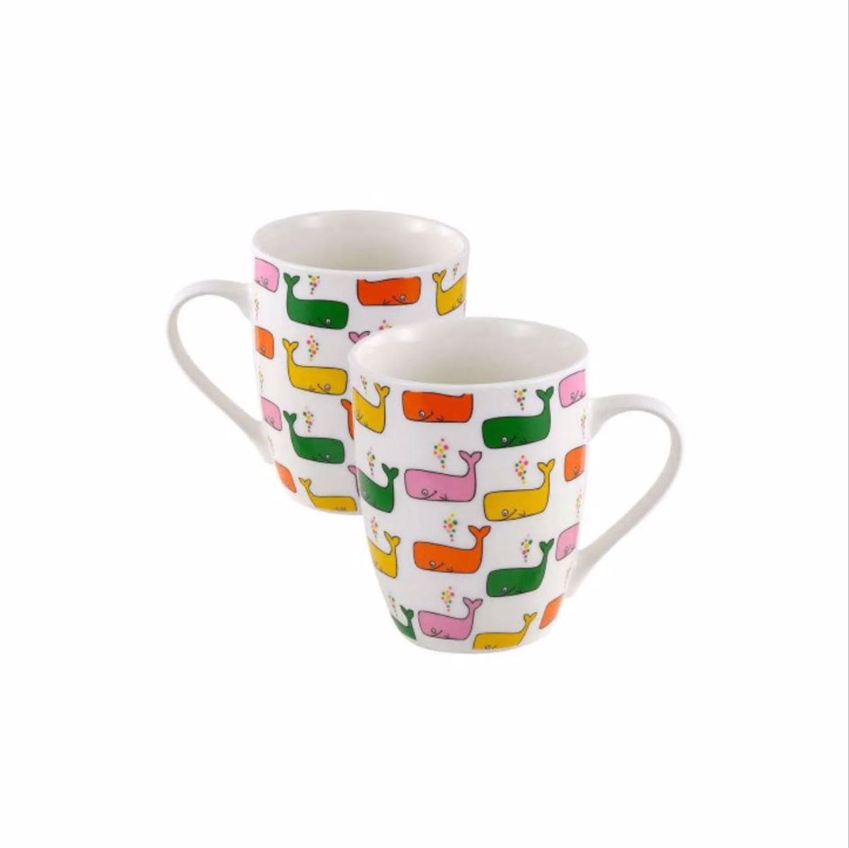 BENETTON Set 2 Temaxia Paidiki Koupa Porselanis 360ml 11cm KIDS BE-0770 BGBE000770