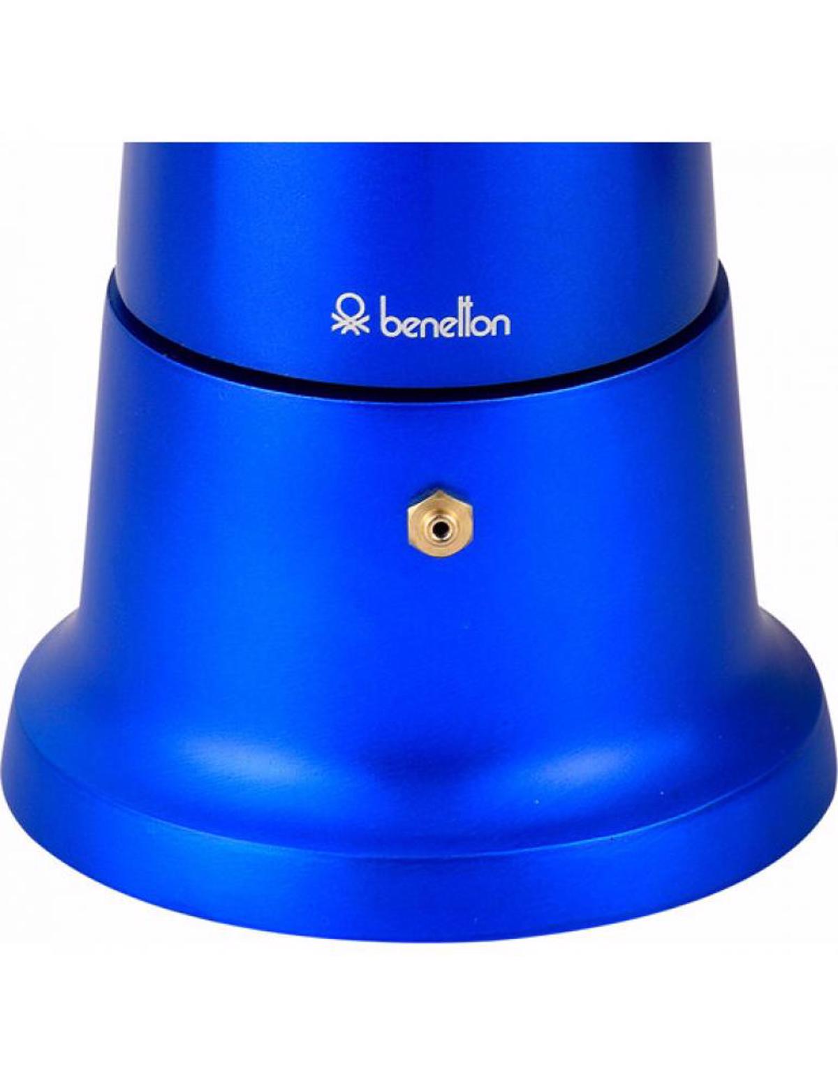 BENETTON Briki Espresso 6cups Alouminiou BLUE RAINBOW BE-0861 BGBE000861