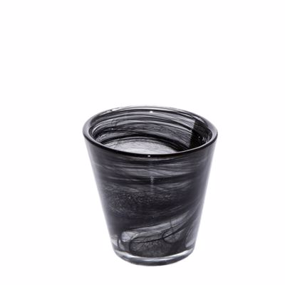 Atlas Ποτήρι Alabaster Μαύρο 120ml 7Χ7εκ HOR1033K6 Espiel
