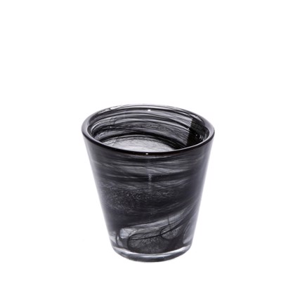 Atlas Ποτήρι Alabaster Μαύρο 120ml 7Χ7εκ HOR1033K6 Espiel