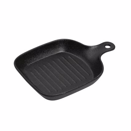 Τηγανάκι Τετράγωνο Stoneware Μαύρο 22Χ16Χ3εκ NOL124K2 Espiel