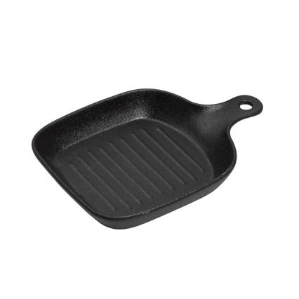 Τηγανάκι Τετράγωνο Stoneware Μαύρο 22Χ16Χ3εκ NOL124K2 Espiel