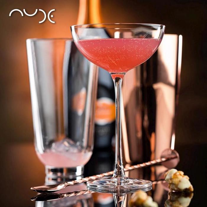 Σετ 4τμχ Nude Hepburn Mixing Glass 19Χ9.6εκ NU68279-4 Espiel Set 4tmx Nude Hepburn Mixing Glass 19X9.6ek NU68279-4 Espiel