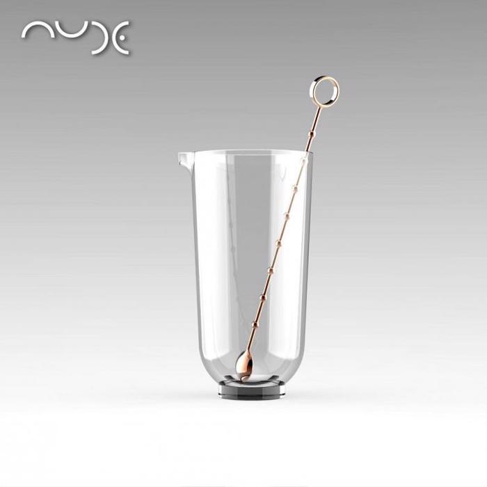 Σετ 4τμχ Nude Hepburn Mixing Glass 19Χ9.6εκ NU68279-4 Espiel Set 4tmx Nude Hepburn Mixing Glass 19X9.6ek NU68279-4 Espiel