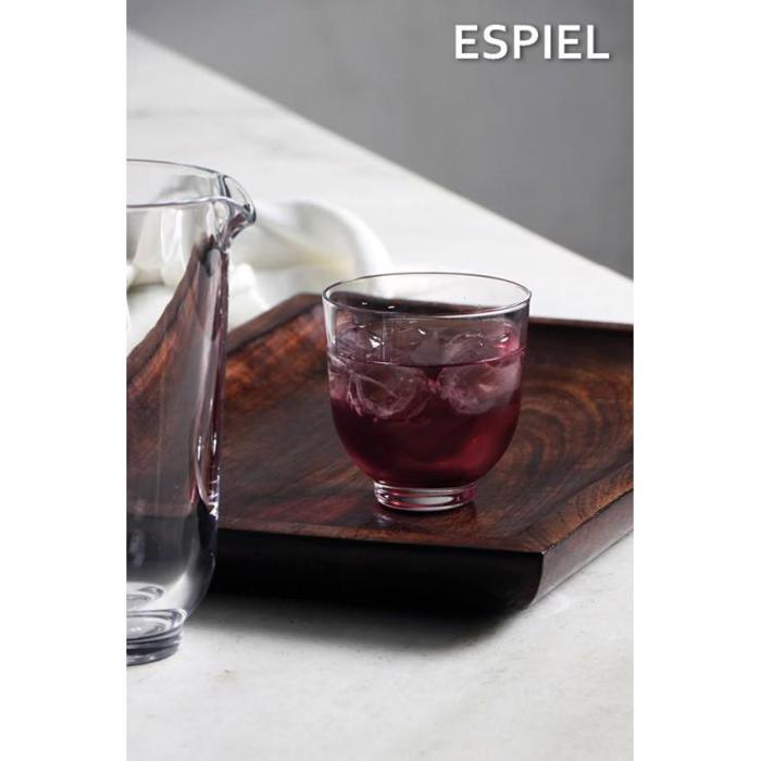 Σετ 4τμχ Nude Hepburn Mixing Glass 19Χ9.6εκ NU68279-4 Espiel Set 4tmx Nude Hepburn Mixing Glass 19X9.6ek NU68279-4 Espiel