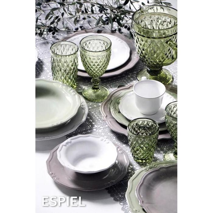 Tiffany Πιάτο Βαθύ Καφέ - Γκρι 24εκ RSG102K6 Espiel Tiffany Piato Bathu Kafe - Ggri 24ek RSG102K6 Espiel