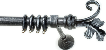 Κουρτινόξυλο Σφυρήλατο Φ25 LORENA MY-21