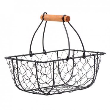 Καλάθι Μεταλλικό Μαύρο 23Χ15Χ9εκ TAK116 Espiel