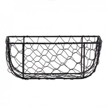 Καλάθι Μεταλλικό Μαύρο 23Χ15Χ9εκ TAK118 Espiel