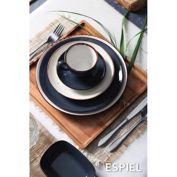 Πιάτο Ρηχό Σκούρο Γκρι 26.5Χ2.5εκ TLG101K6 Espiel Piato Rixo Skouro Ggri 26.5X2.5ek TLG101K6 Espiel