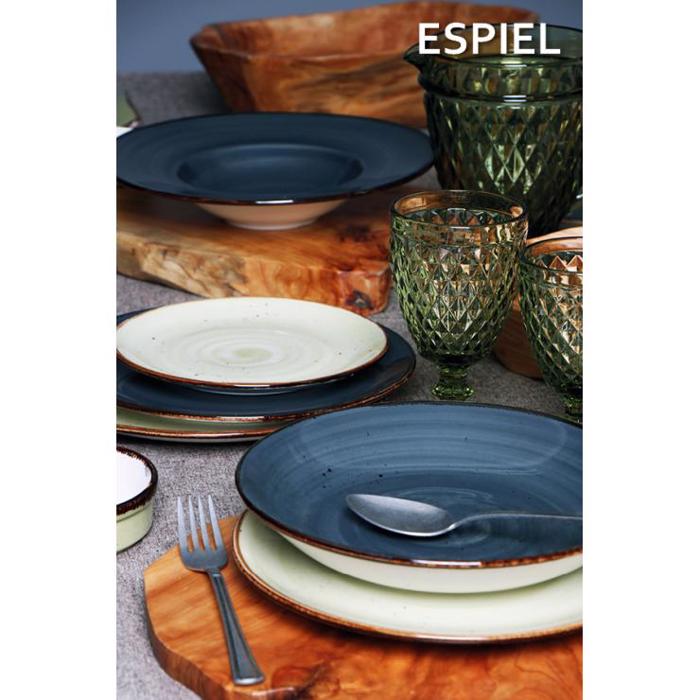 Piato Bathu Spaghetti Skouro Ggri 25.5X4.5ek TLG105K6 Espiel