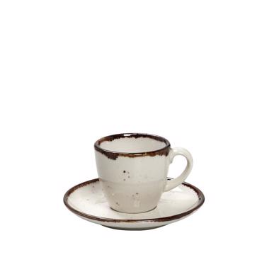 Φλιτζάνι & Πιατάκι Εσπρέσο Κρεμ 12Χ6εκ TLK112K6 Espiel