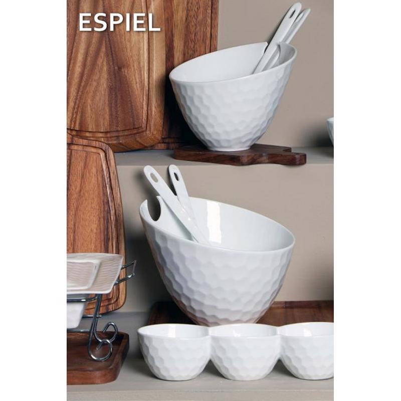 Lefko Strongulo Bol Kupseli 20X20X17 ek & 2 Koutalia WEM302 Espiel