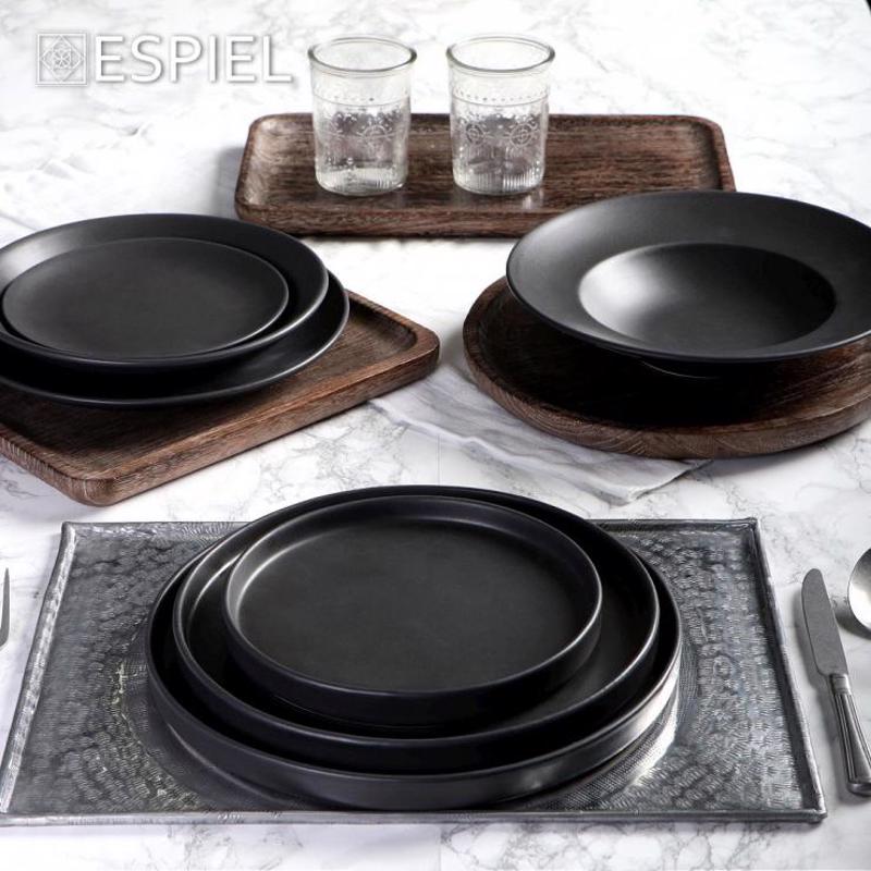 Plato Serbirismatos Tetragno Xulino Skouro Kafe 25X5ek XYP317 Espiel