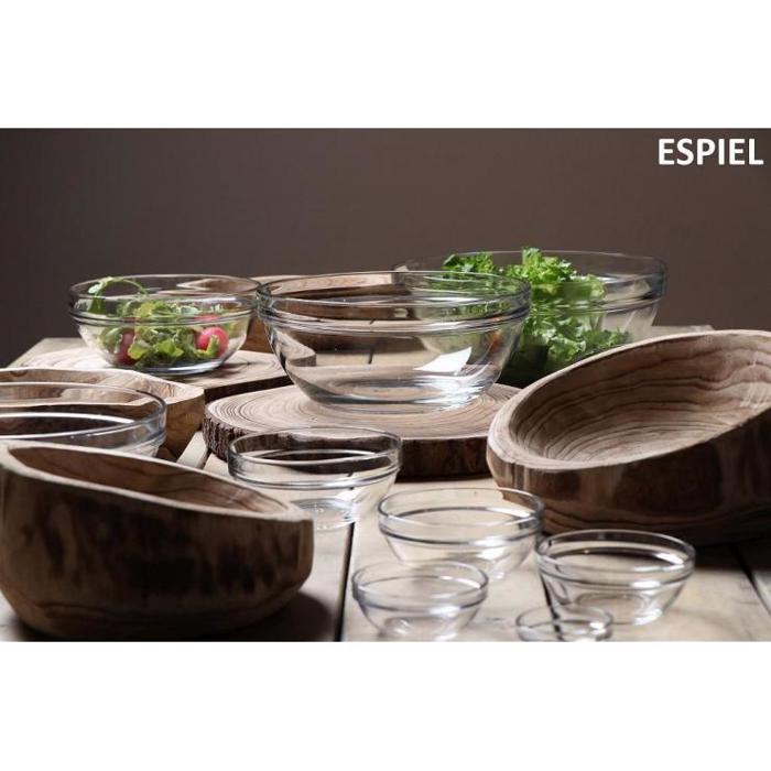 Μπωλ Στρογγυλό Ξύλινο 31Χ28Χ8εκ. XYP106 Espiel Bol Strongulo Xulino 31X28X8ek. XYP106 Espiel