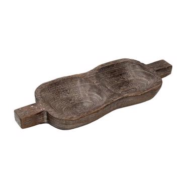 Ξηροκαρπιέρα 2 Θέσεων Ξύλο Σκούρο Καφέ 40.5Χ15Χ4εκ XYP308 Espiel