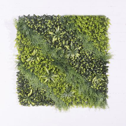 Supergreens Τεχνητή Φυλλωσιά Πυξάρι με Φτέρη ''Fernovox'' 100x100cm 3291-7
