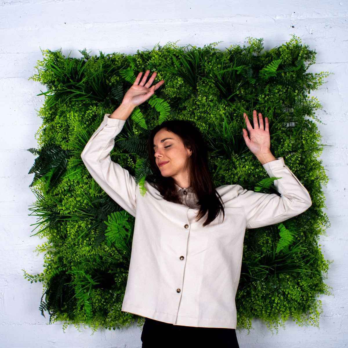 Supergreens Texniti Fullosia Fteri ''Jungle'' 100x100cm 4321-7